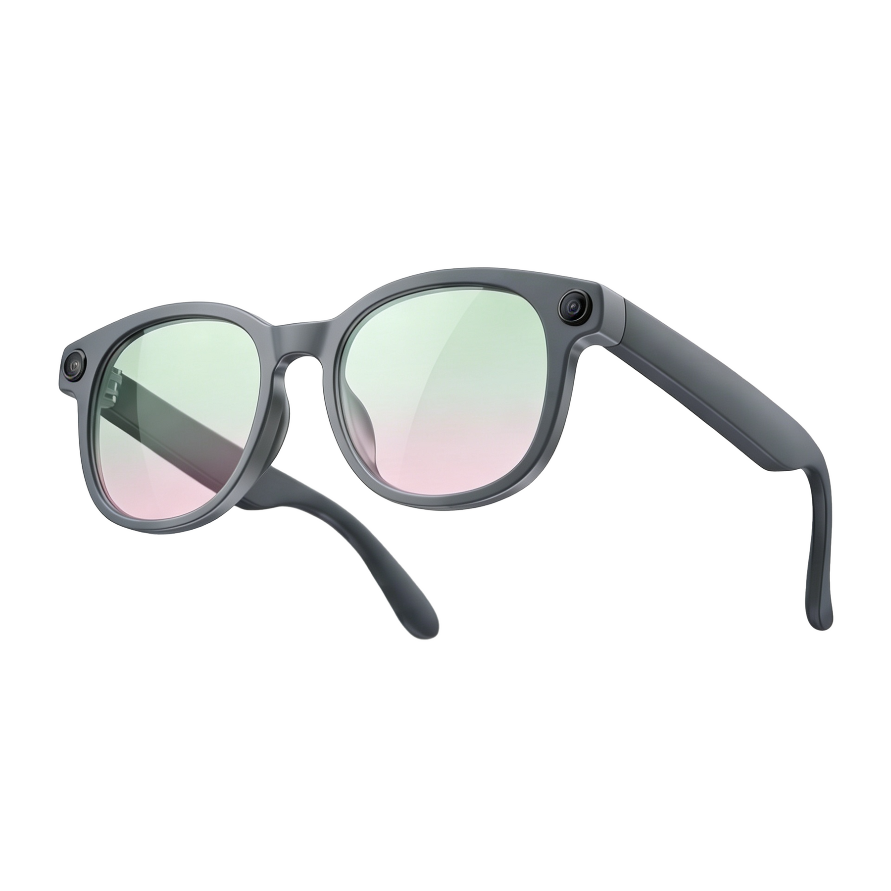 STRVO G-01 Smart Audio Glasses with 2K Camera, Bluetooth, Photochromic Lenses, AI Assistant & Touch Controls - Curved Design for Everyday Wear