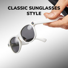 STRVO G-02 Ray-Ban Style Smart Sunglasses with 8MP Camera, 1.2K Video, Bluetooth Audio, AI Assistant & Touch Controls - Sunshade Lenses