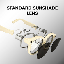 STRVO G-02 Ray-Ban Style Smart Sunglasses with 8MP Camera, 1.2K Video, Bluetooth Audio, AI Assistant & Touch Controls - Sunshade Lenses
