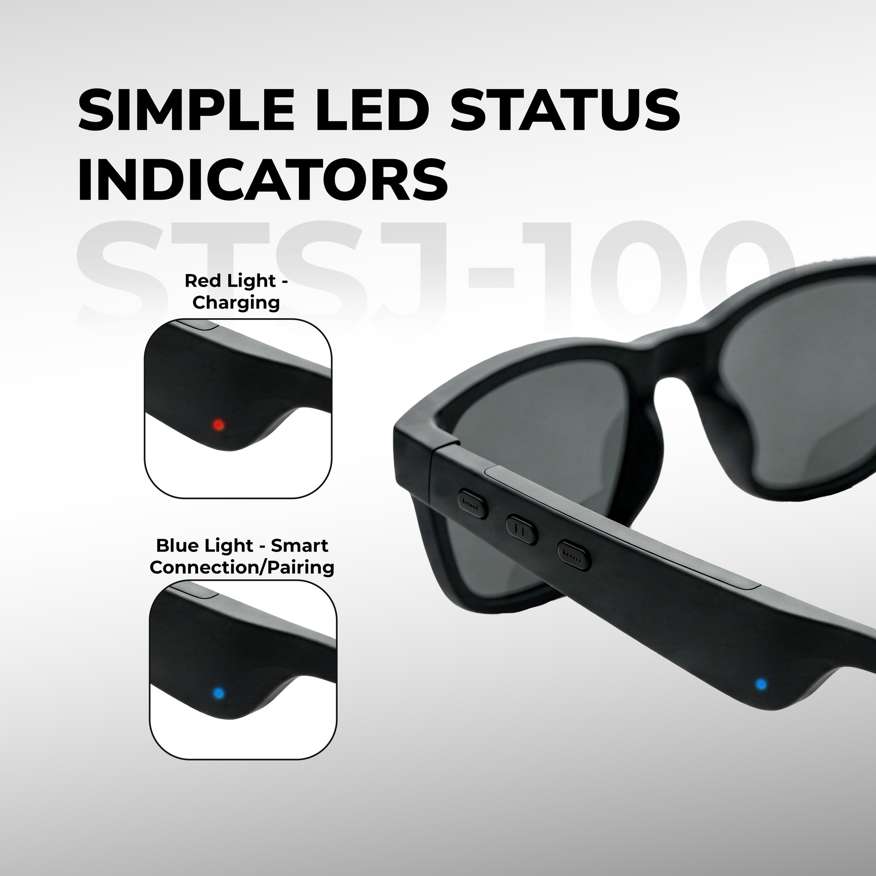 STRVO Smart Glass STSJ-100 – Intelligent Eyewear for Everyday Living